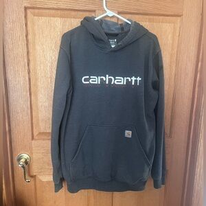 Carhartt Men's gray  Hoodie Sweater size medium